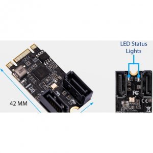 Syba SI-ADA40149 1-lane M.2 Pci-express 3.0 (b + M) Key I