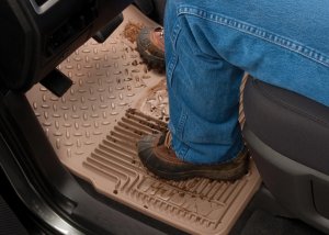 Husky 52023 Floor Mats For 2nd3rd Seat - Tan For Cl  Integra