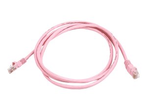 Monoprice 3712 Cat5e 24awg Utp  Patch Cable_ 5ft Pink