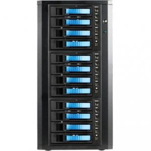 Istar DAGE1240BL-3MS Usa 12-bay 3.5in Minisa Tower Black