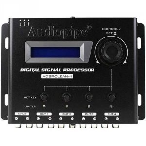 Audiopipe ADSPCLEAN4 1in 4 Out Digital Signal Processor