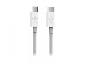 Belkin F2CU023DS1M-WHT Cbl,usb3.1,usbc,10gbps,3a,1m,wht