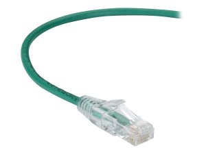 Black C6PC28-GN-05 Slim-net Cat6 250-mhz 28-awg Stranded Ethernet Patc