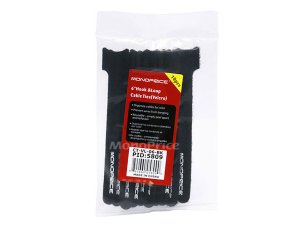 Monoprice 5809 Cable Ties_ 6-inch_ 10pcspack_ Black