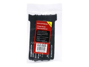 Monoprice 5809 Cable Ties_ 6-inch_ 10pcspack_ Black