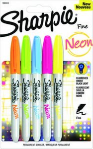 Dymo 1860443 M Sharpie Fine 8 Clr Set Carded