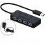 Micropac HB-UMP3 Sabrent 4-port Usb 3.0 Hub With Individual Power Swit