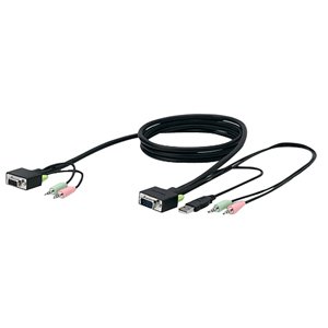 Linksys F1D9103-10 Keyboard  Video  Mouse  Audio Cable Kit - 15 Pin Hd