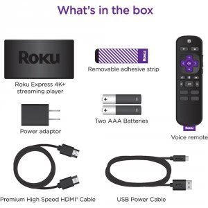 Roku 3941R Express 4k+ Streaming Player