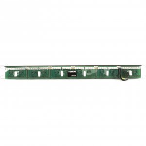 Black JSM112A Cat6 Protected Panel, 12-port, 1u