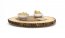 Clipper 1066 Acacia Bark Slab Lazy Susan