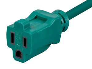 Monoprice 13835 35ft 16awg Green Outdoor Power Extension Cord Cable_ 1