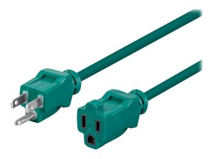 Monoprice 13835 35ft 16awg Green Outdoor Power Extension Cord Cable_ 1