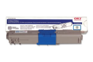 Original Okidata 46508703 Oki 3k Cyan Toner Cartridge For C332 And Mc3