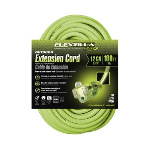 Flexzilla FZ512835 Pro Extension Cord 123 Awg Sjtw 100ft Outdoor Light