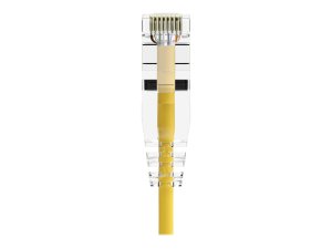 Unirise CS6A-02F-YLW Clearfit Slim 28awg Cat6a Yellow 2ft