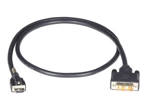 Black VCL-HDMIDVI-002M Locking Hdmi To Dvi Cable, 2 M 65 Ft