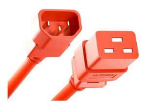 Unirise PWCD-C14C19-15A-05F-RED Power Cord C14-c19 15amp 250v Sjt 143 