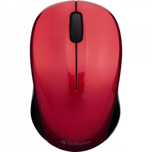 Verbatim 99780 Silent Wireless Blue Led Mouse - Red - Blue Led - Wirel