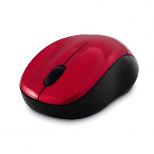 Verbatim 99780 Silent Wireless Blue Led Mouse - Red - Blue Led - Wirel