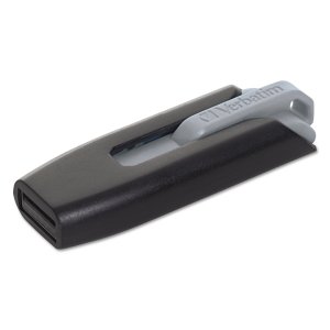 Verbatim 49174 64gb Store 'n' Go V3 Usb 3.0 Flash Drive - Gray - 64 Gb