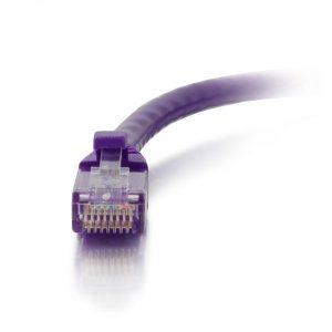 C2g 50827 12ft Cat6a Purple Snagless Utp