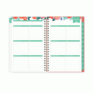 Blue 137361 Planner,dd Florsk 8x5 Wm