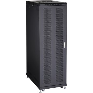 Black RM2430A Select Server Cabinet With Tempered Glas