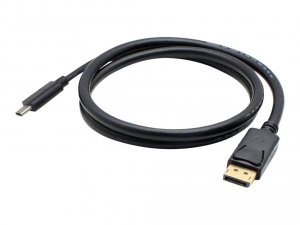 Addon USBC2DPMM3F 3ft Usb 3.1 (c) Male To Displayport Male Black Cable