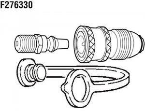 Mr F276330 Propane Gas Coupling Adapter Kit