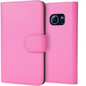 I S6-LB-PINK Galaxy S6 Wallet Case - Pink