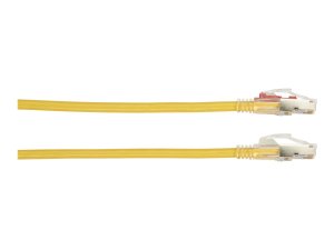 Black C6APC80S-YL-20 Gigatrue 3 Cat6a Patch Cord Yellow 20ft