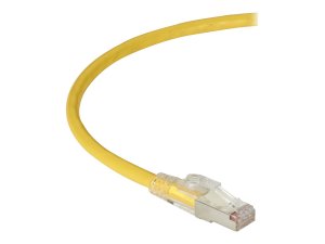 Black C6APC80S-YL-20 Gigatrue 3 Cat6a Patch Cord Yellow 20ft