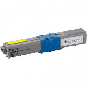 Media MS44012 Remanufactured Yellow Toner Cartridge (alternative For O