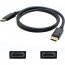 Addon DISPLAYPORT1-5F 1.5ft Dp Mm Black Cbl