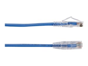 Black C6PC28-BL-01 Slim-net Cat6 Patch Cable Blue 1ft