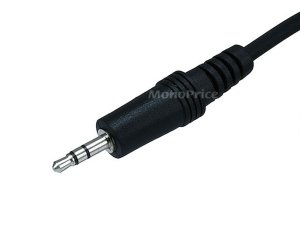 Monoprice 650 Stereo Plugjack Mf Cable - Black 25ft