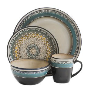 Gibson 124169.16r Amberdale 16pc Dinnerware