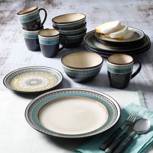 Gibson 124169.16r Amberdale 16pc Dinnerware