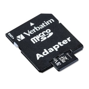 Verbatim 44085 128gb Premium Microsdxc Memory Card With Adapter, Uhs-i