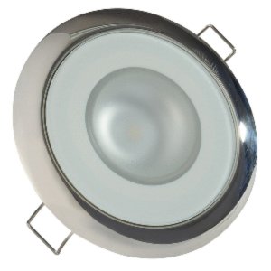 Lumitec 113120 Mirage - Flush Mount Down Light - Glass Finish-white Be