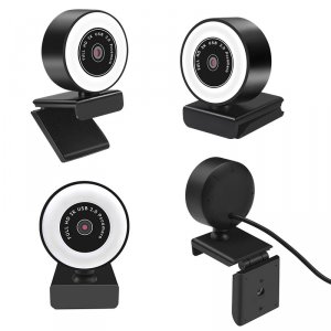 Ergoguys PHNX-HD-CAM-LED Phonix Led Lighted Webcam Hd 1080p Black