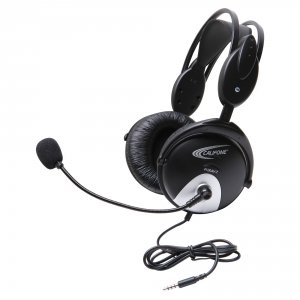 Ergoguys 4100AVT Califone Wired Gaming Headset With To Go Plug. 3.5mm 