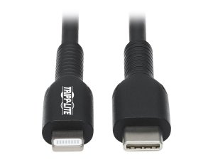 Tripp M102-02M-BK Usb C To Lightning Synccharge Cable Black Mfi Certif