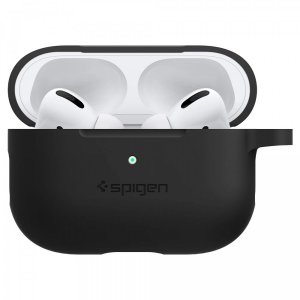 Spigen ASD00842 Airpods Pro Silicone Charcole