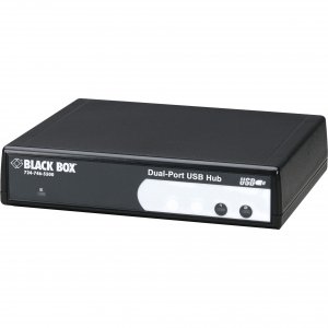 Black IC1020A 2-port Usb Hub, Rs-232rs-422rs-485