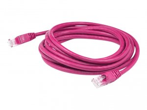 Addon ADD-7FCAT6-PK 7ft Rj-45 (male) To Rj-45 (male) Pink Cat6 Utp Pvc