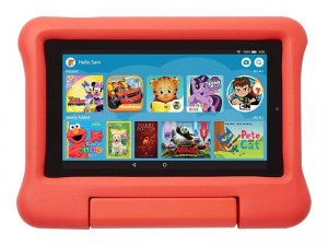 Amazon B07L1N9RPM Fire 7 Kids Tablet Case (9th Gen), Red