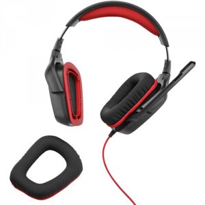 Logitech RC2245 G230 Stereo Gaming Headset - Stereo - Red - Mini-phone