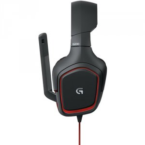 Logitech RC2245 G230 Stereo Gaming Headset - Stereo - Red - Mini-phone